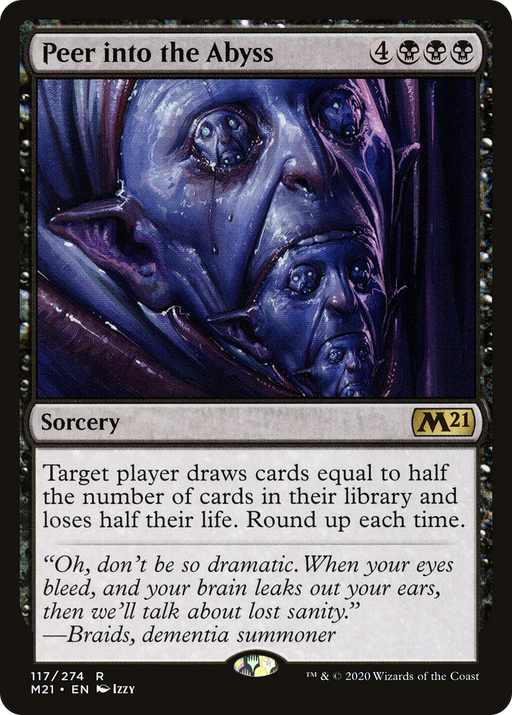 Peer into the Abyss (M21-117) [Core Set 2021] MTG Single Wizards of the Coast