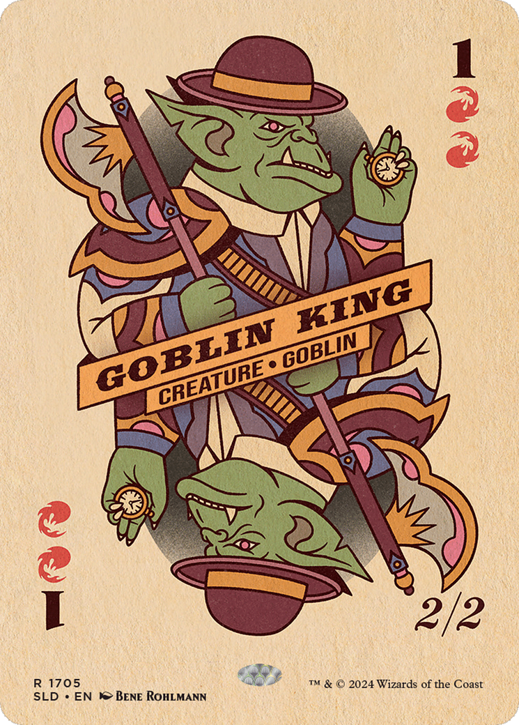 Goblin King (1705) (SLD-1705) [Secret Lair] Drop (Borderless) MTG Single Wizards of the Coast