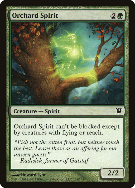 Orchard Spirit (ISD-198) [Innistrad] MTG Single Wizards of the Coast