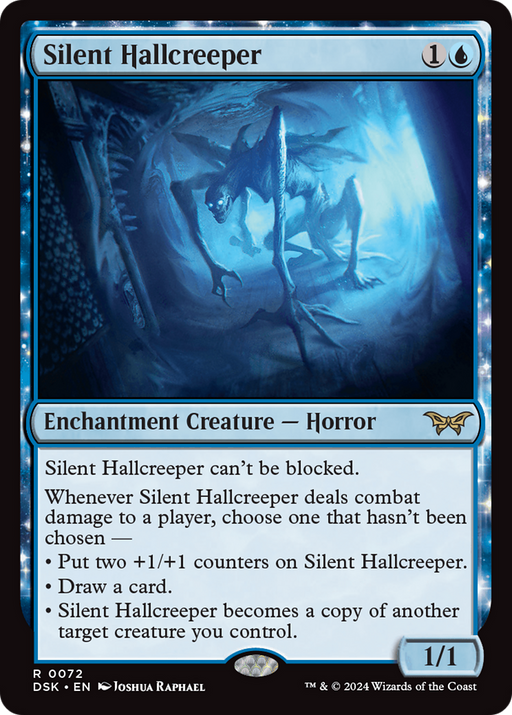 Silent Hallcreeper (DSK-072) [Duskmourn: House of Horror] Foil MTG Single Wizards of the Coast