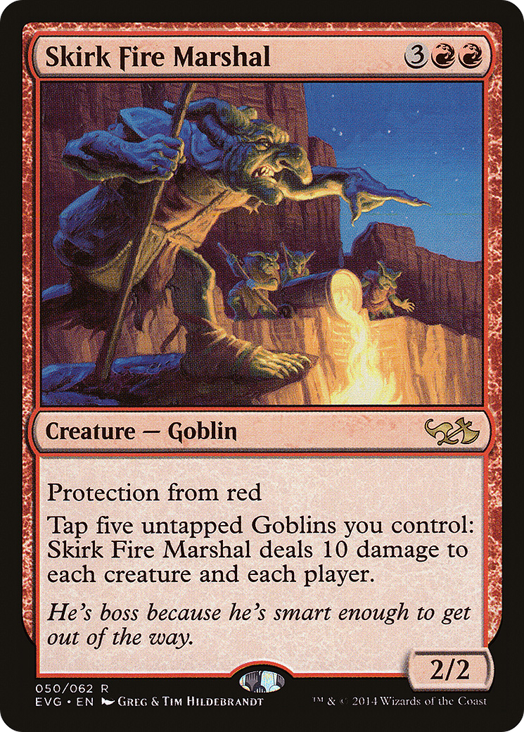 Skirk Fire Marshal (DD3-) [Misc] Duel Decks Anthology: Elves vs. Goblins MTG Single Wizards of the Coast
