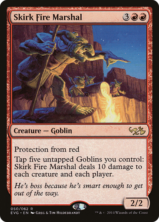 Skirk Fire Marshal (DD3-) [Misc] Duel Decks Anthology: Elves vs. Goblins MTG Single Wizards of the Coast