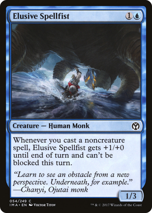Elusive Spellfist (IMA-054) [Iconic Masters] MTG Single Wizards of the Coast