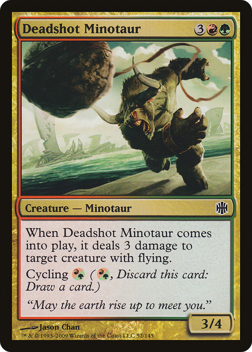 Deadshot Minotaur (ARB-052) [Alara Reborn] MTG Single Wizards of the Coast