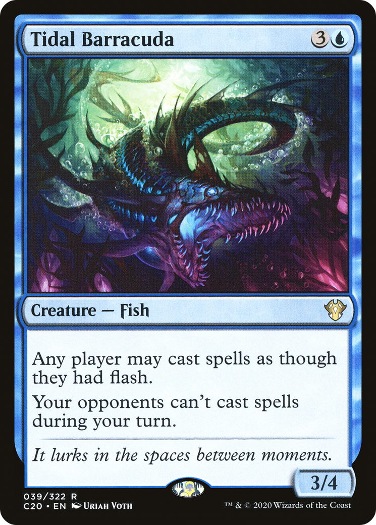 Tidal Barracuda [Commander 2020] MTG Single Magic: The Gathering