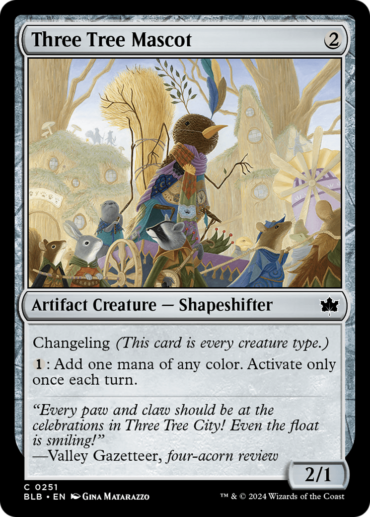 Three Tree Mascot (BLB-251) [Bloomburrow] Foil MTG Single Wizards of the Coast