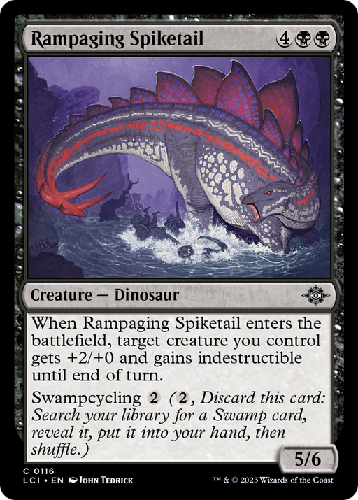 Rampaging Spiketail (LCI-116) [The Lost Caverns of Ixalan] MTG Single Wizards of the Coast