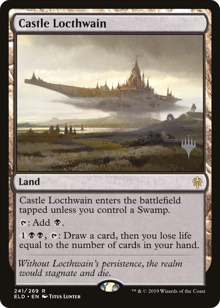 Castle Locthwain (PPELD-241) [Throne of Eldraine Promos] MTG Single Wizards of the Coast