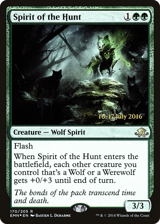 Spirit of the Hunt (PRE-170) [Eldritch Moon Promos] Foil MTG Single Wizards of the Coast