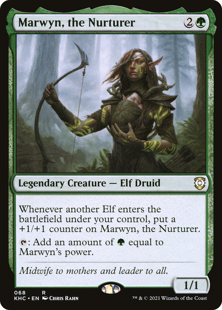 Marwyn, the Nurturer (KHC-068) [Kaldheim Commander] MTG Single Wizards of the Coast