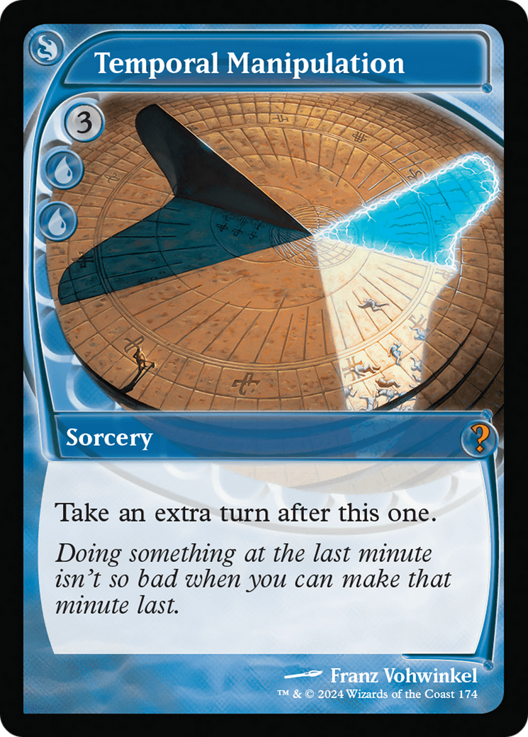 Temporal Manipulation (Future Sight) (MB2-174) [Mystery Booster] Mystery Booster 2 Foil MTG Single Wizards of the Coast