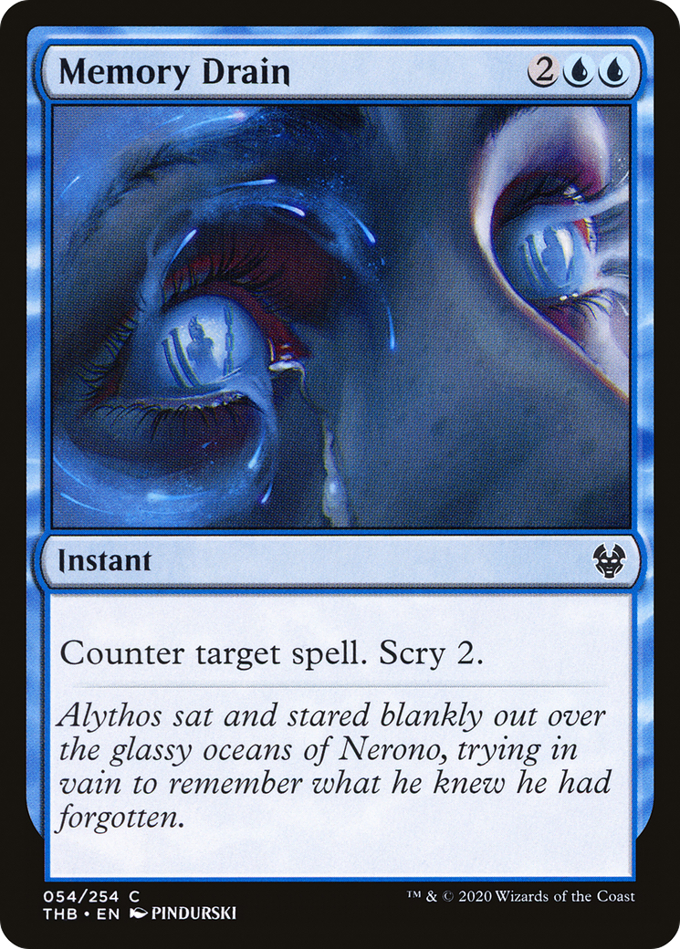 Memory Drain (THB-054) [Theros Beyond Death] Foil MTG Single Wizards of the Coast