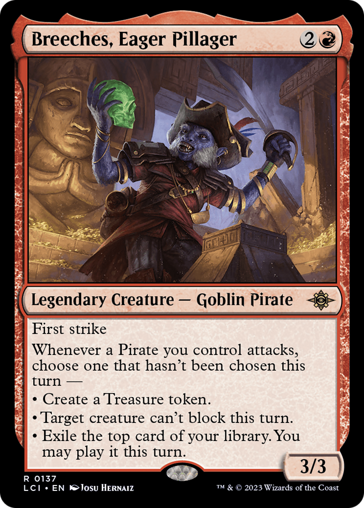 Breeches, Eager Pillager (LCI-137) [The Lost Caverns of Ixalan] MTG Single Wizards of the Coast