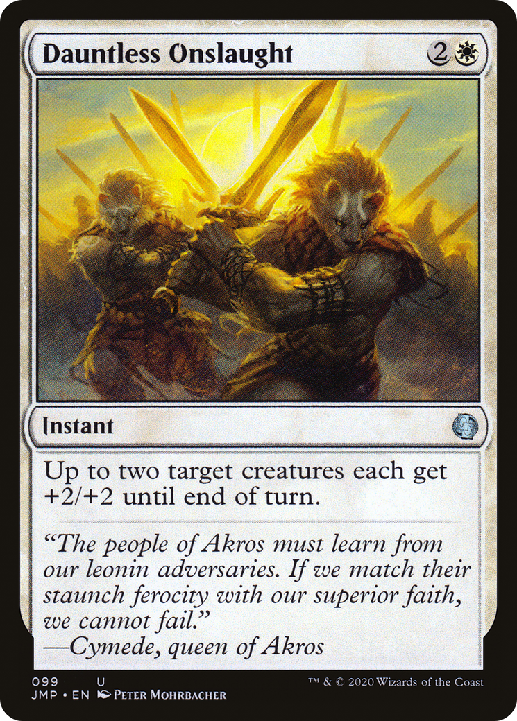 Dauntless Onslaught (JMP-099) [Jumpstart] MTG Single Wizards of the Coast