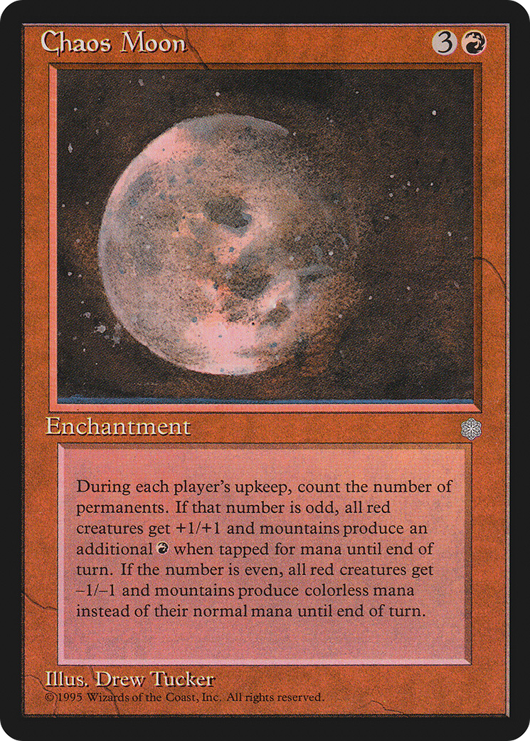Chaos Moon (ICE-179) [Ice Age] MTG Single Wizards of the Coast