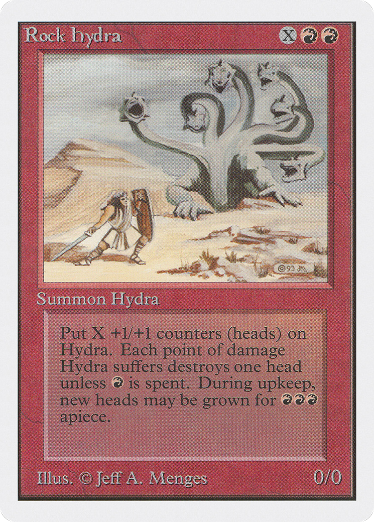 Rock Hydra (2ED-) [Oldschool] Unlimited Edition MTG Single Wizards of the Coast