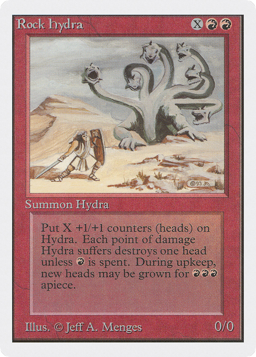 Rock Hydra (2ED-) [Oldschool] Unlimited Edition MTG Single Wizards of the Coast