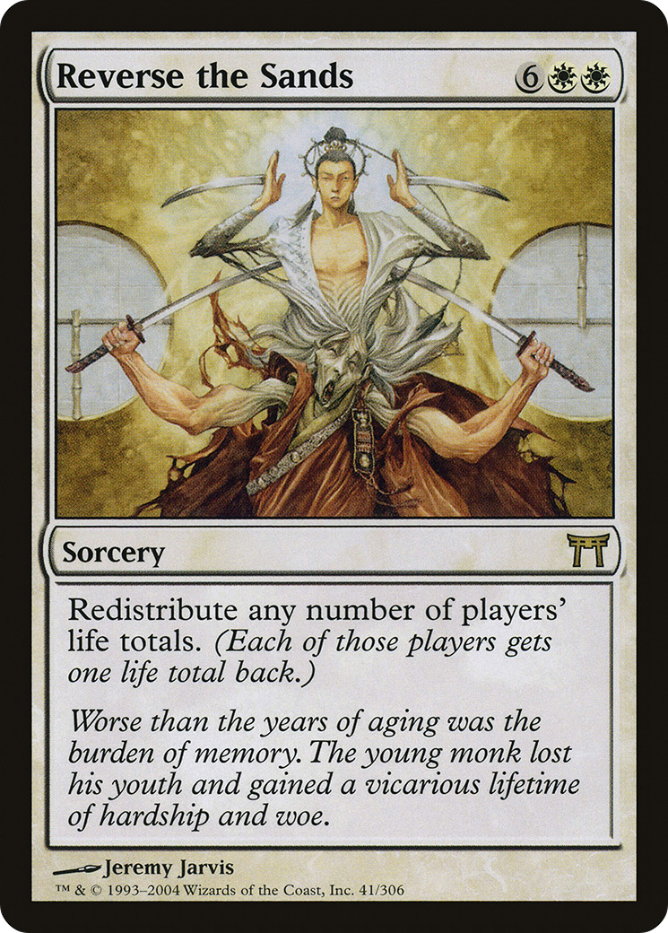 Reverse the Sands (CHK-041) [Champions of Kamigawa] Foil MTG Single Wizards of the Coast