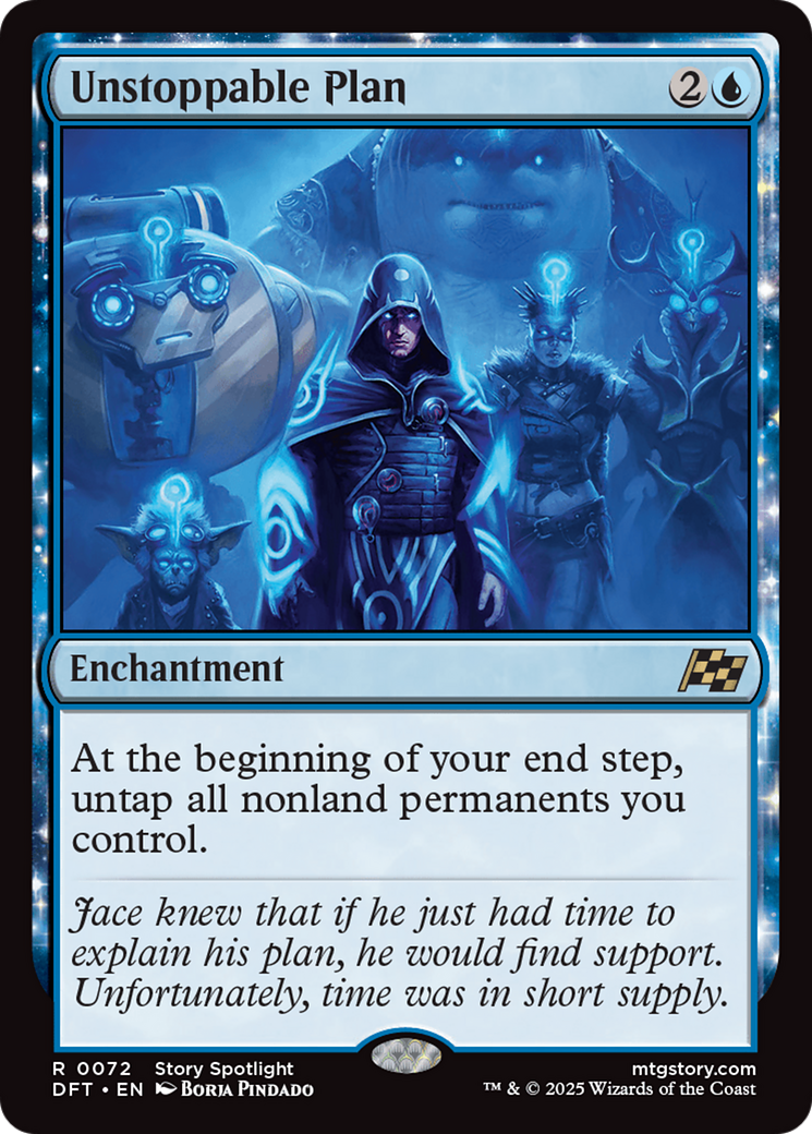 Unstoppable Plan (DFT-072) [Aetherdrift] Foil MTG Single Wizards of the Coast