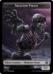 Vampire // Skeleton Pirate Double-Sided Token [Tokens] The Lost Caverns of Ixalan Tokens MTG Single Magic: The Gathering