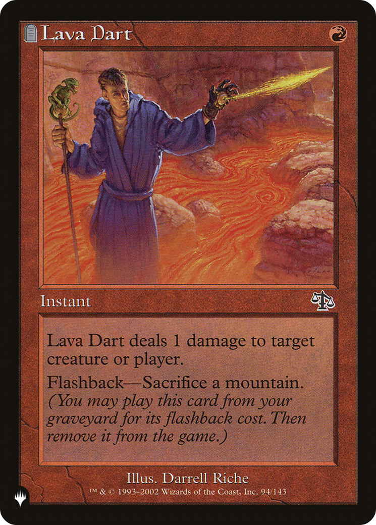 Lava Dart (LIST-JUD-94) [Mystery Booster] The List MTG Single Wizards of the Coast