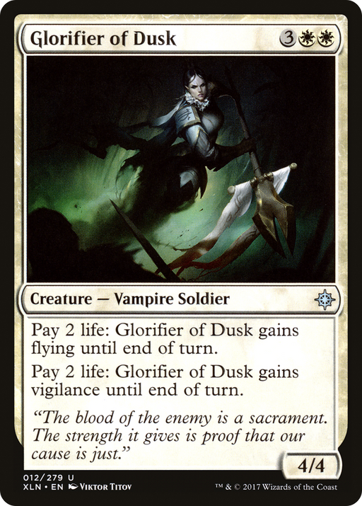Glorifier of Dusk (XLN-012) [Ixalan] MTG Single Wizards of the Coast