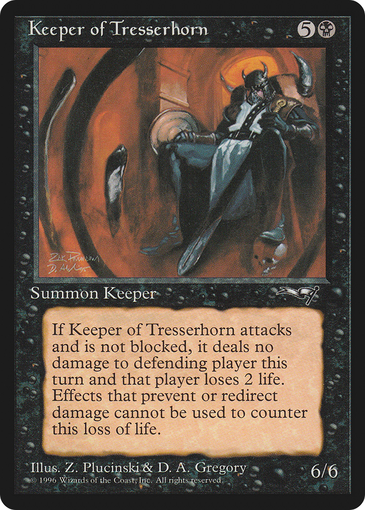 Keeper of Tresserhorn (ALL-) [Alliances] MTG Single Wizards of the Coast