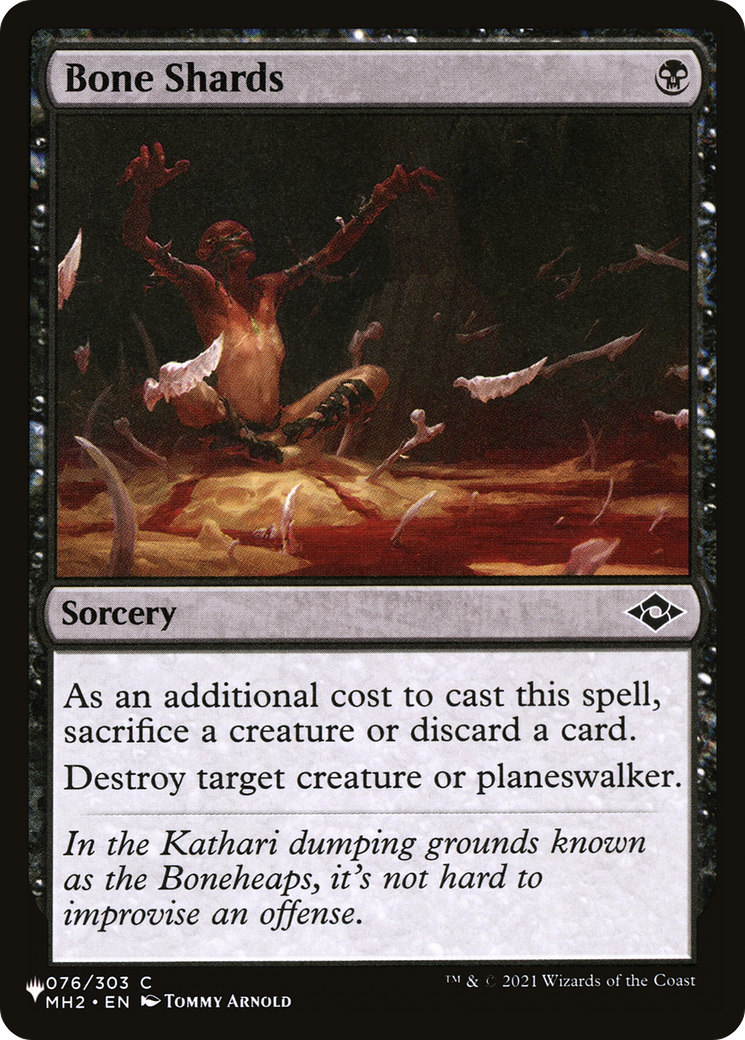 Bone Shards (LIST-MH2-76) [Mystery Booster] The List MTG Single Wizards of the Coast
