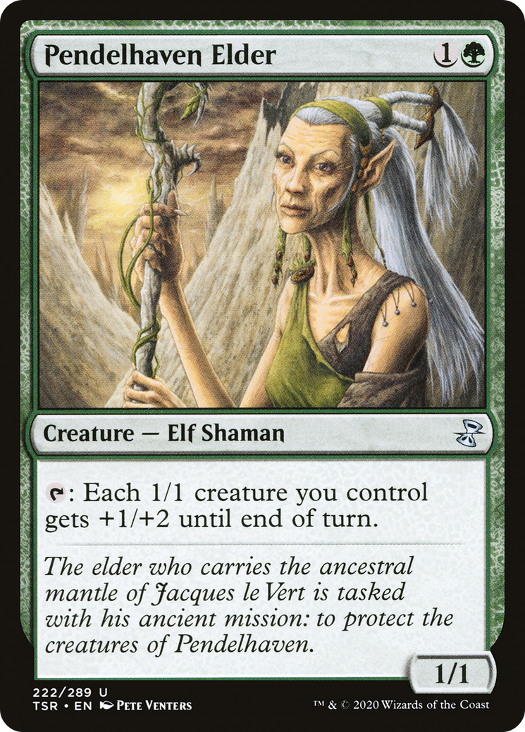 Pendelhaven Elder (TSR-222) [Time Spiral Remastered] Foil MTG Single Wizards of the Coast