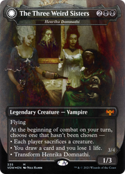 The Three Weird Sisters - Henrika Domnathi (VOW-335) [Innistrad: Crimson Vow] (Borderless) MTG Single Wizards of the Coast