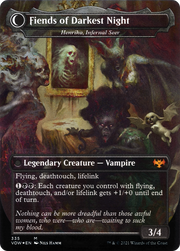 The Three Weird Sisters - Henrika Domnathi (VOW-335) [Innistrad: Crimson Vow] (Borderless) Foil MTG Single Wizards of the Coast