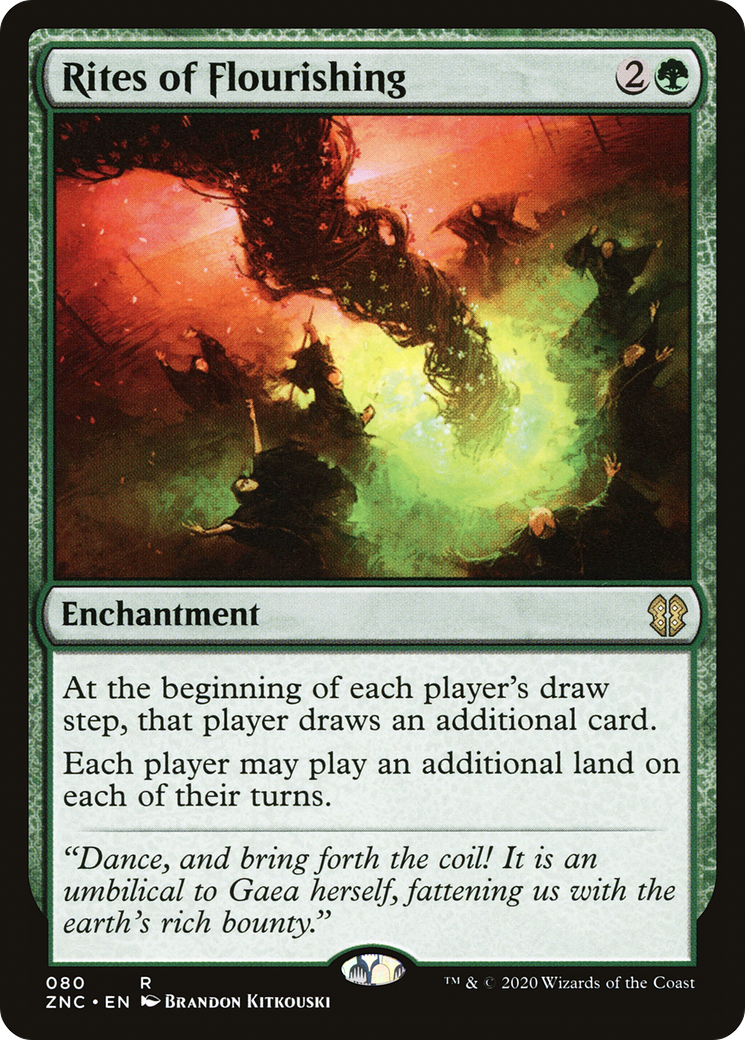 Rites of Flourishing (ZNC-080) [Zendikar Rising Commander] MTG Single Wizards of the Coast