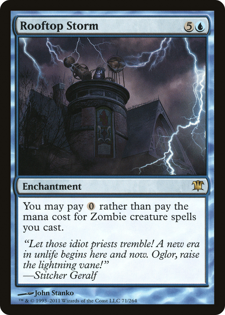Rooftop Storm (ISD-071) [Innistrad] Foil MTG Single Wizards of the Coast