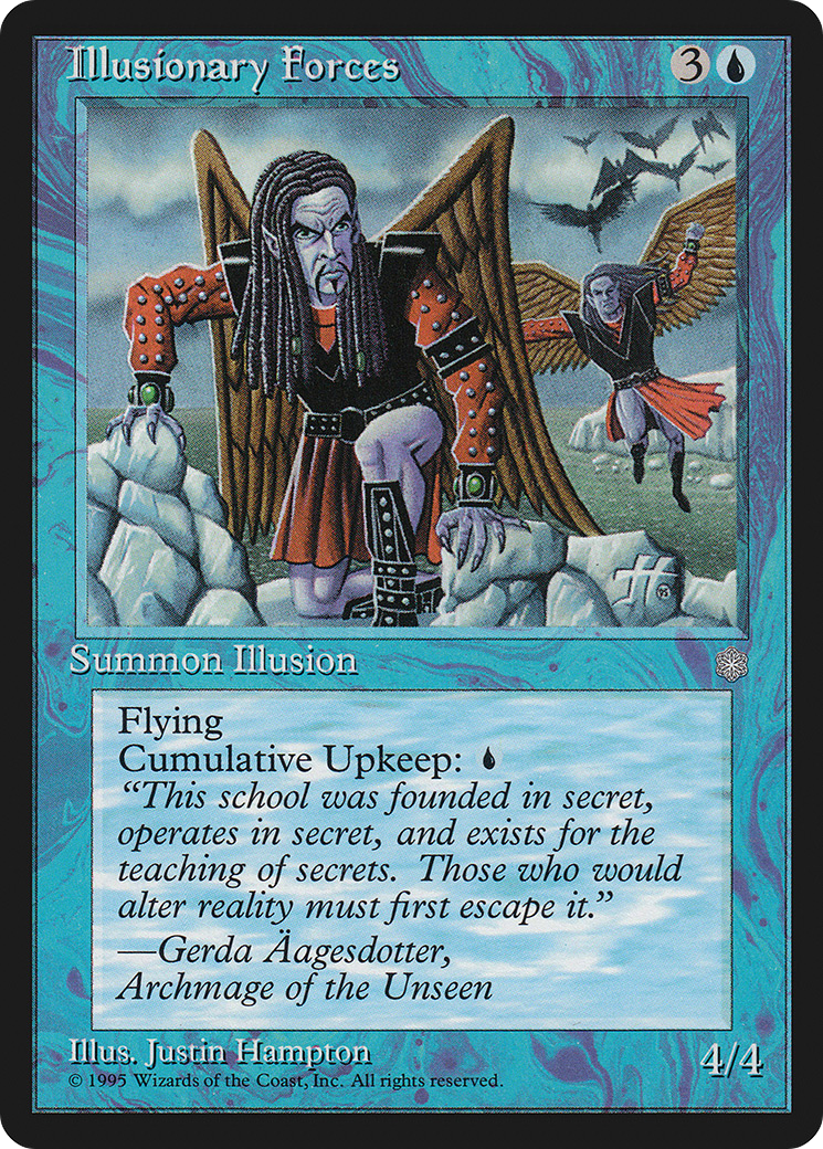 Illusionary Forces (ICE-075) [Ice Age] MTG Single Wizards of the Coast