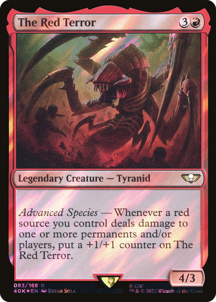 The Red Terror (40K-83★) [Warhammer 40,000 Commander] Foil MTG Single Wizards of the Coast