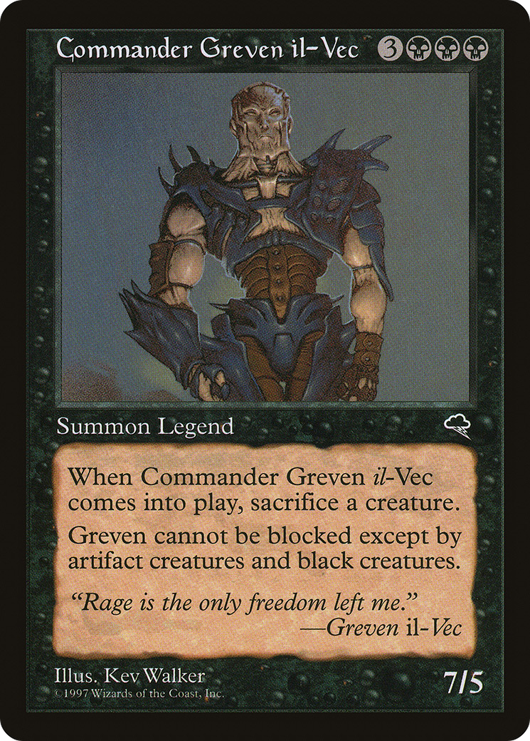 Commander Greven il-Vec [Tempest] MTG Single Magic: The Gathering