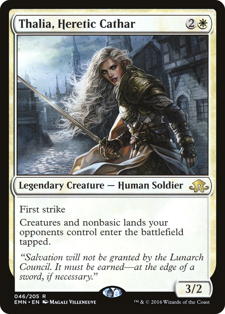 Thalia, Heretic Cathar (EMN-046) [Eldritch Moon] Foil MTG Single Wizards of the Coast