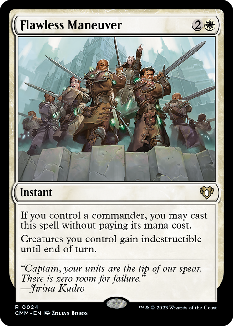 Flawless Maneuver (CMM-024) [Commander Masters] MTG Single Wizards of the Coast
