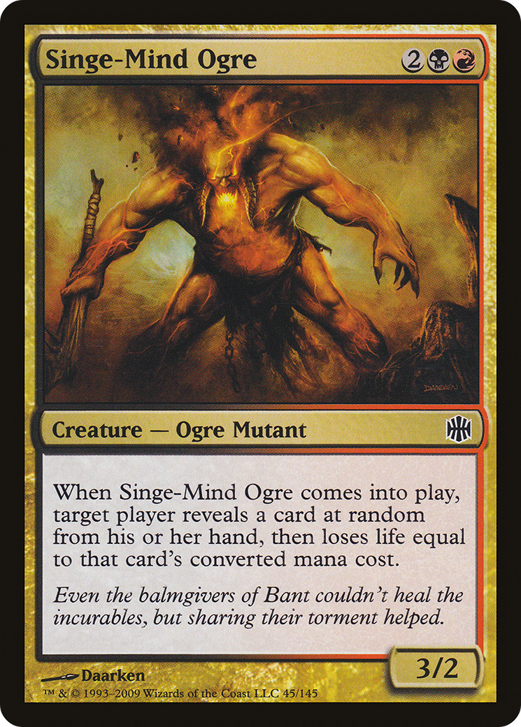 Singe-Mind Ogre (ARB-045) [Alara Reborn] Foil MTG Single Wizards of the Coast
