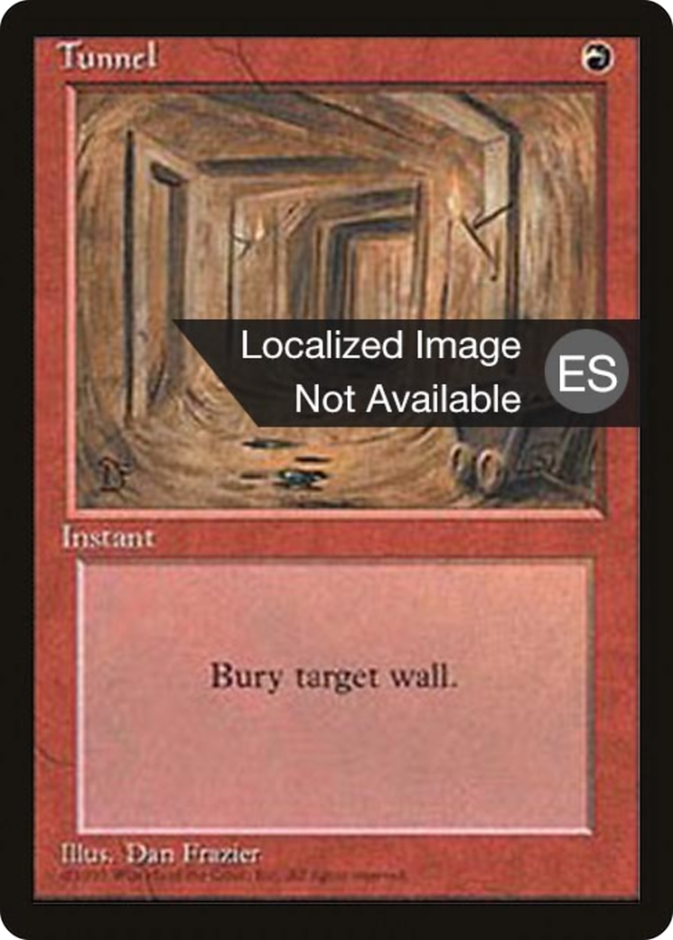 Tunnel (4BB-227) [Fourth Edition Foreign Black Border] MTG Single Wizards of the Coast