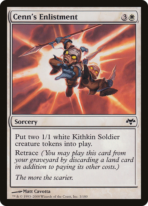 Cenn's Enlistment (EVE-003) [Eventide] MTG Single Wizards of the Coast