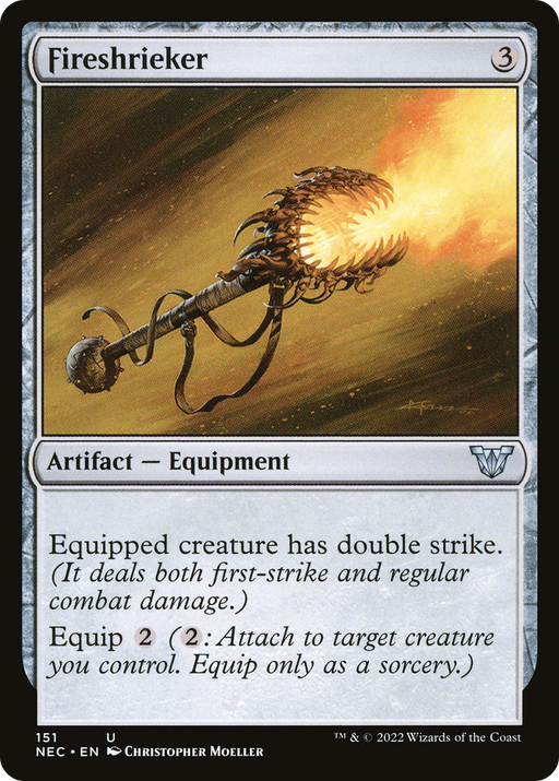 Fireshrieker (NEC-151) [Neon Dynasty Commander] MTG Single Wizards of the Coast