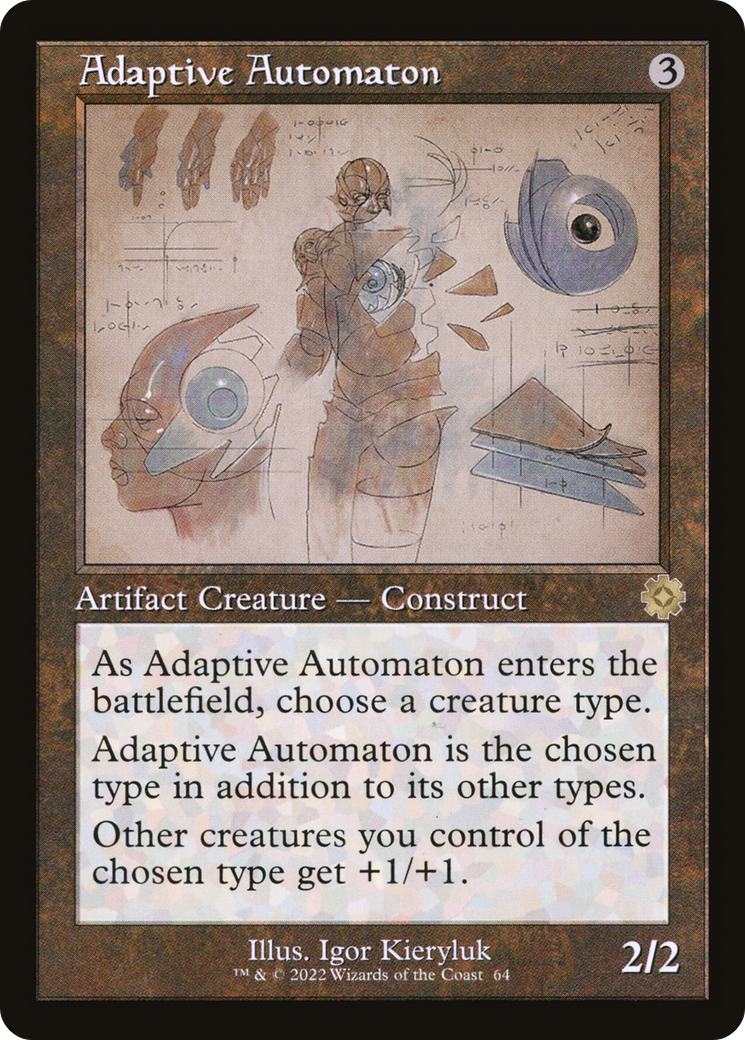Adaptive Automaton (Schematic) (BRR-064) [The Brothers' War Retro Artifacts] MTG Single Wizards of the Coast