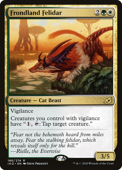 Frondland Felidar (IKO-186) [Ikoria: Lair of Behemoths] Foil MTG Single Wizards of the Coast