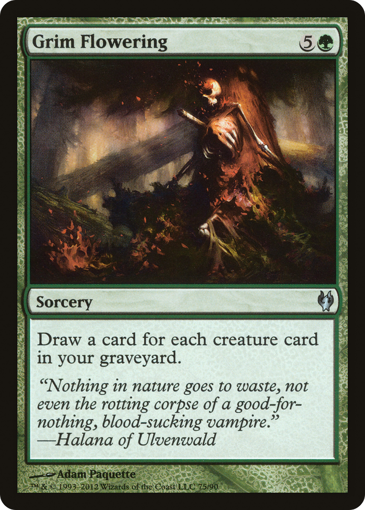 Grim Flowering (DDJ-075) [Misc] Duel Decks: Izzet vs. Golgari MTG Single Wizards of the Coast