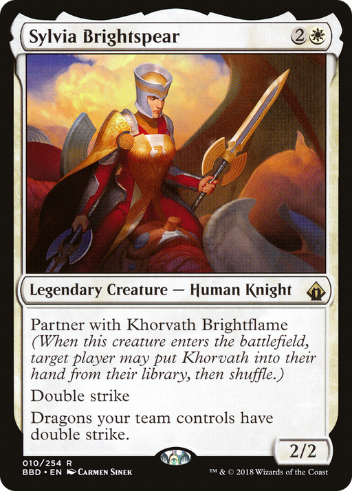 Sylvia Brightspear (BBD-010) [Battlebond] MTG Single Wizards of the Coast