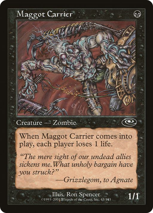 Maggot Carrier (PLS-045) [Planeshift] MTG Single Wizards of the Coast