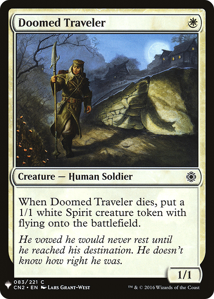 Doomed Traveler (LIST-CN2-83) [Mystery Booster] The List MTG Single Wizards of the Coast
