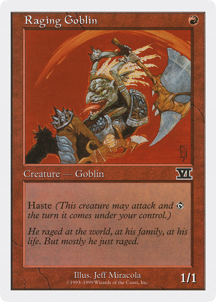 Raging Goblin (BRB-055) [Misc] Battle Royale Box Set MTG Single Wizards of the Coast
