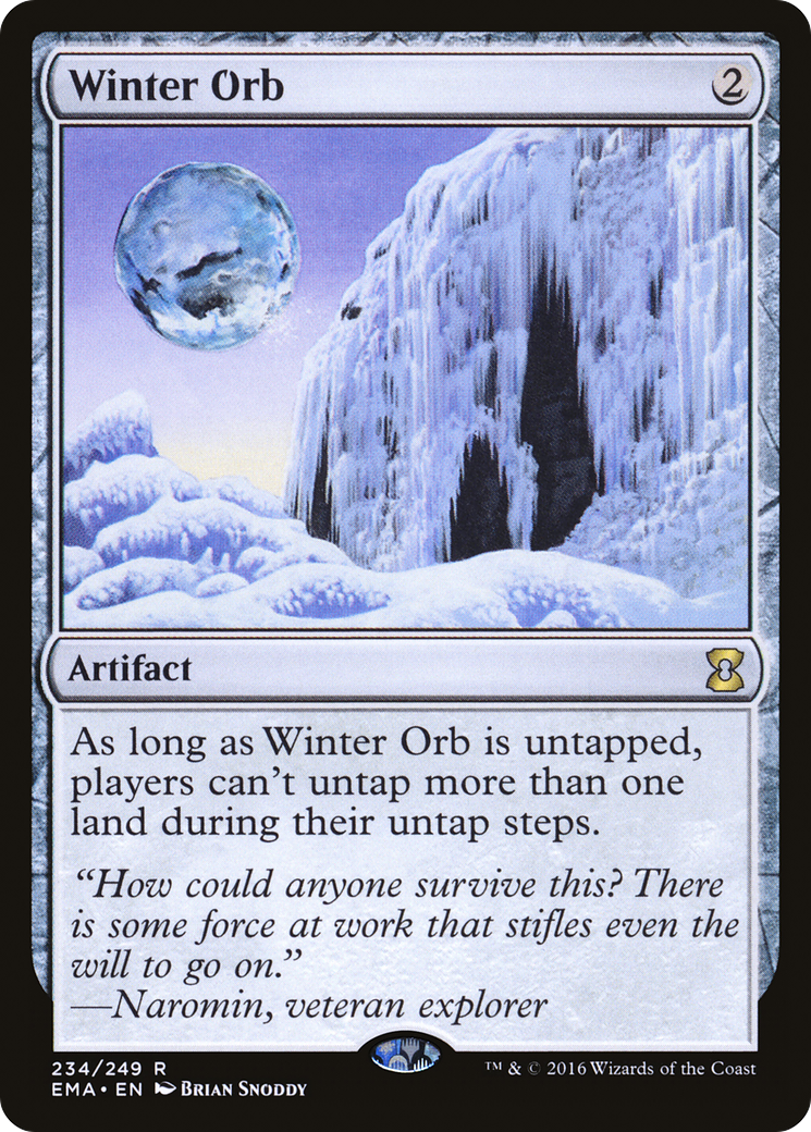 Winter Orb (EMA-234) [Eternal Masters] MTG Single Wizards of the Coast